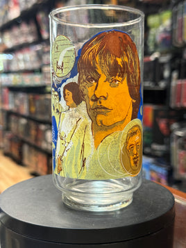 Luke Bio with Obi Wan (Vintage Happy Meal Glasses, Burger King Star Wars) - Bitz & Buttons