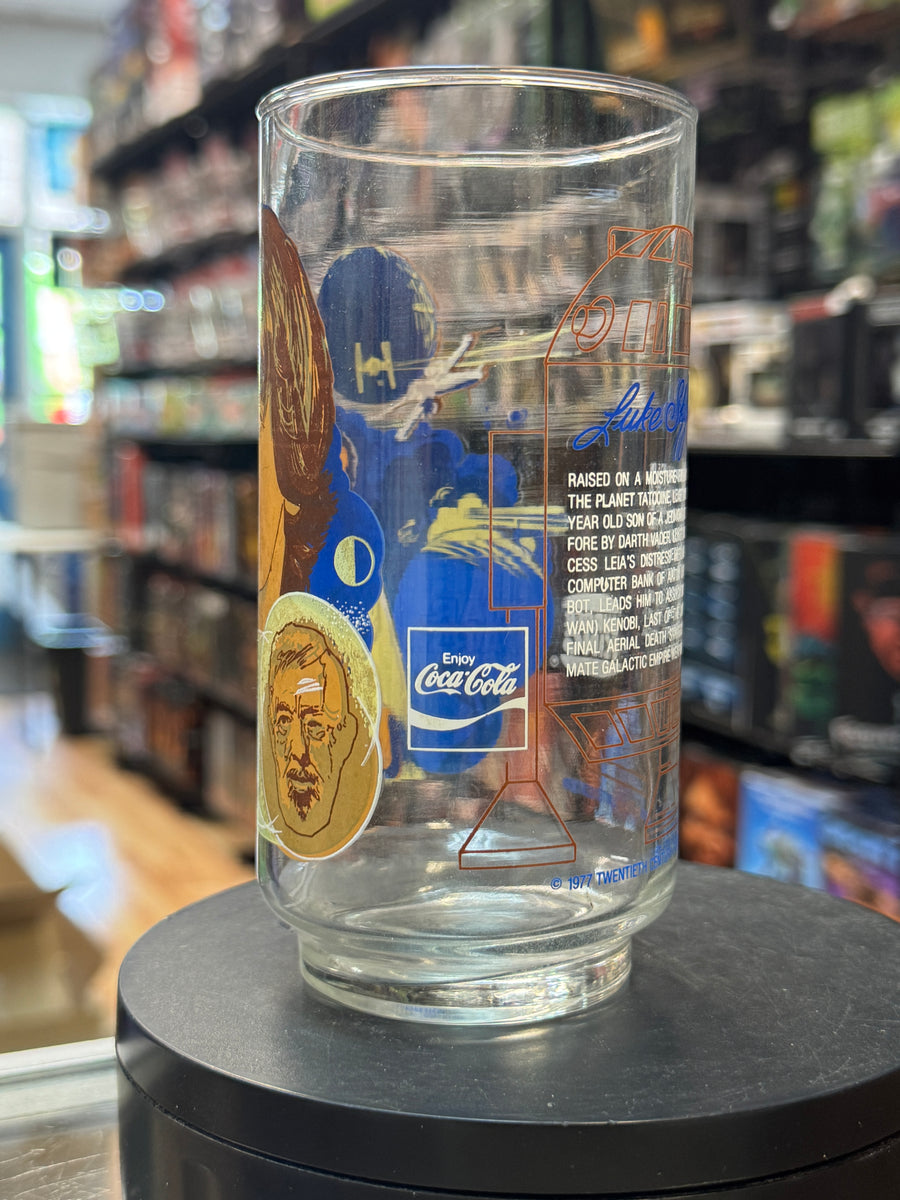 Luke Bio with Obi Wan (Vintage Happy Meal Glasses, Burger King Star ...