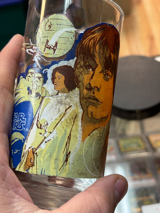 Luke Bio with Obi Wan (Vintage Happy Meal Glasses, Burger King Star Wars) - Bitz & Buttons
