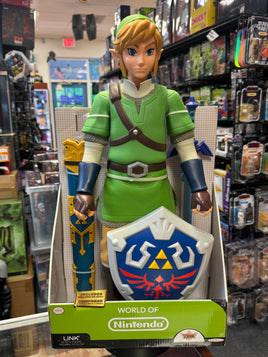 Link 20" Figure with Shield & Sword (World of Nintendo Zelda, Jakks Pacific)