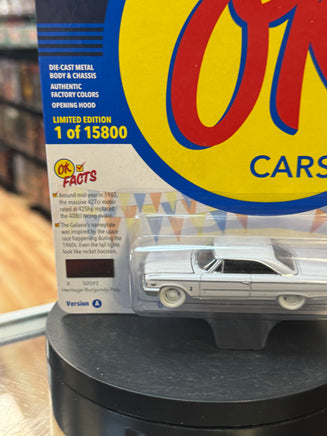 Ford Galaxie 500 '63 White Out (Johnny Lighting Diecast, Round 2) - Bitz & Buttons