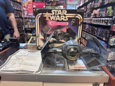 Darth Vader Tie-Fighter with Box (Vintage Star Wars, Kenner) COMPLETE-WORKING - Bitz & Buttons