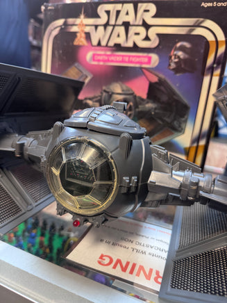 Darth Vader Tie-Fighter with Box (Vintage Star Wars, Kenner) COMPLETE-WORKING - Bitz & Buttons