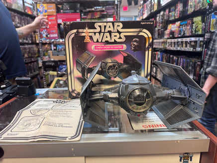 Darth Vader Tie-Fighter with Box (Vintage Star Wars, Kenner) COMPLETE-WORKING - Bitz & Buttons