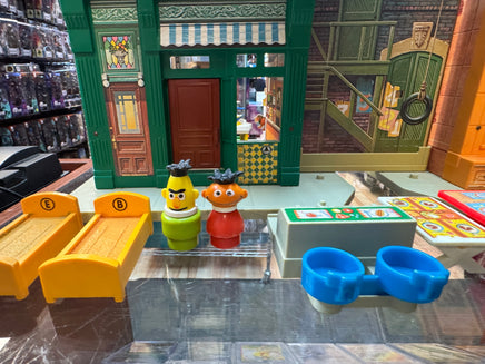 Sesame Street with Burt & Ernie Apartment Playset (Fisher Price, Vintage Muppets) - Bitz & Buttons