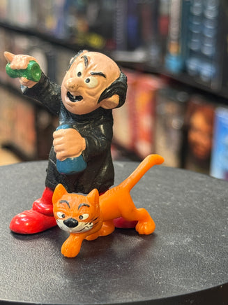 Gargamel w/Azrael Cat Smurf (PEYO, Schleich) - Bitz & Buttons