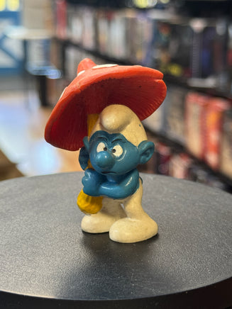 Mushroom Umbrella Smurf (PEYO, Schleich) - Bitz & Buttons