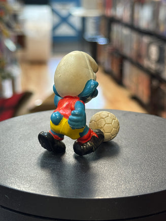Soccer Smurf (Vintage PEYO, Schleich) - Bitz & Buttons