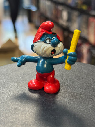 Professor Papa Smurf (Vintage PEYO, Schleich) - Bitz & Buttons