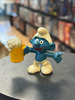 Beer Mug Smurf (Vintage PEYO, Schleich) - Bitz & Buttons