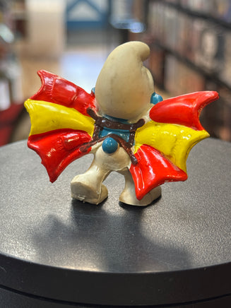 Hang Glider Smurf (Vintage PEYO, Schleich) - Bitz & Buttons