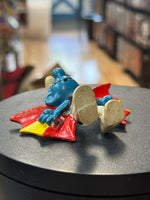 Hang Glider Smurf (Vintage PEYO, Schleich) - Bitz & Buttons
