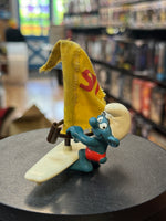 Wind Surfer Super Smurf (Vintage PEYO, Schleich) - Bitz & Buttons