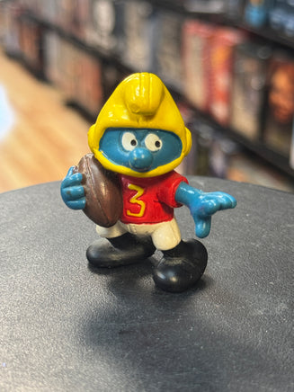 Football Smurf (Vintage PEYO, Schleich) - Bitz & Buttons