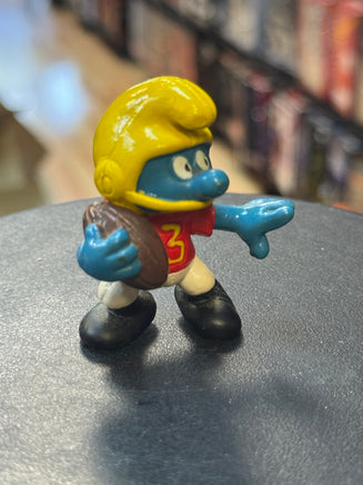 Football Smurf (Vintage PEYO, Schleich) - Bitz & Buttons