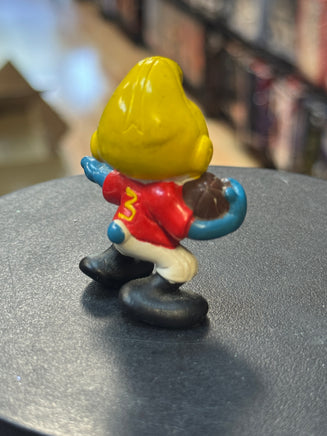 Football Smurf (Vintage PEYO, Schleich) - Bitz & Buttons