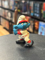Baseball Batter Smurf (PEYO, Schleich) - Bitz & Buttons