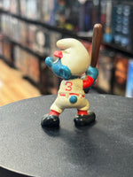 Baseball Batter Smurf (PEYO, Schleich) - Bitz & Buttons