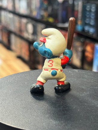 Baseball Batter Smurf (PEYO, Schleich) - Bitz & Buttons