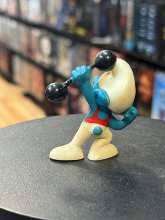 Dumbbell Gymnast Smurf (PEYO, Schleich) - Bitz & Buttons