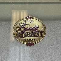 Beauty & The Beast Logo, 1991, Cast Lanyard (Walt Disney World, Pin Traders)