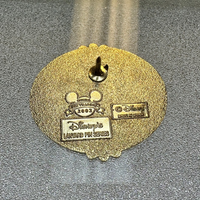 Logo „Die Schöne und das Biest“, 1991, gegossenes Schlüsselband (Walt Disney World, Pin Traders)