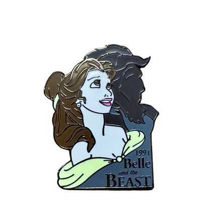 Belle & The Beast, 1991, Countdown to the Millennium (Walt Disney World, Pin Traders) - Bitz & Buttons