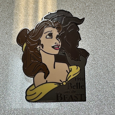 Belle & The Beast, 1991, Countdown to the Millennium (Walt Disney World, Pin Traders) - Bitz & Buttons