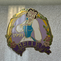 Belle Portrait, 1991, 100 years of Dreams (Walt Disney World, Pin Traders)