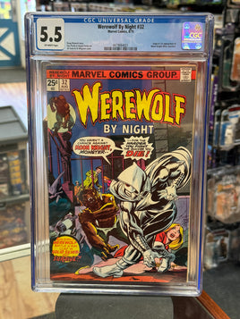 Werewolf By Night #32 (Marvel Comics, 1st Appearance Moon Knight) **CGC 5.5