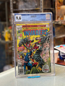 Invaders #18 (Marvel Comics, CGC Graded 9.6 WHITE)