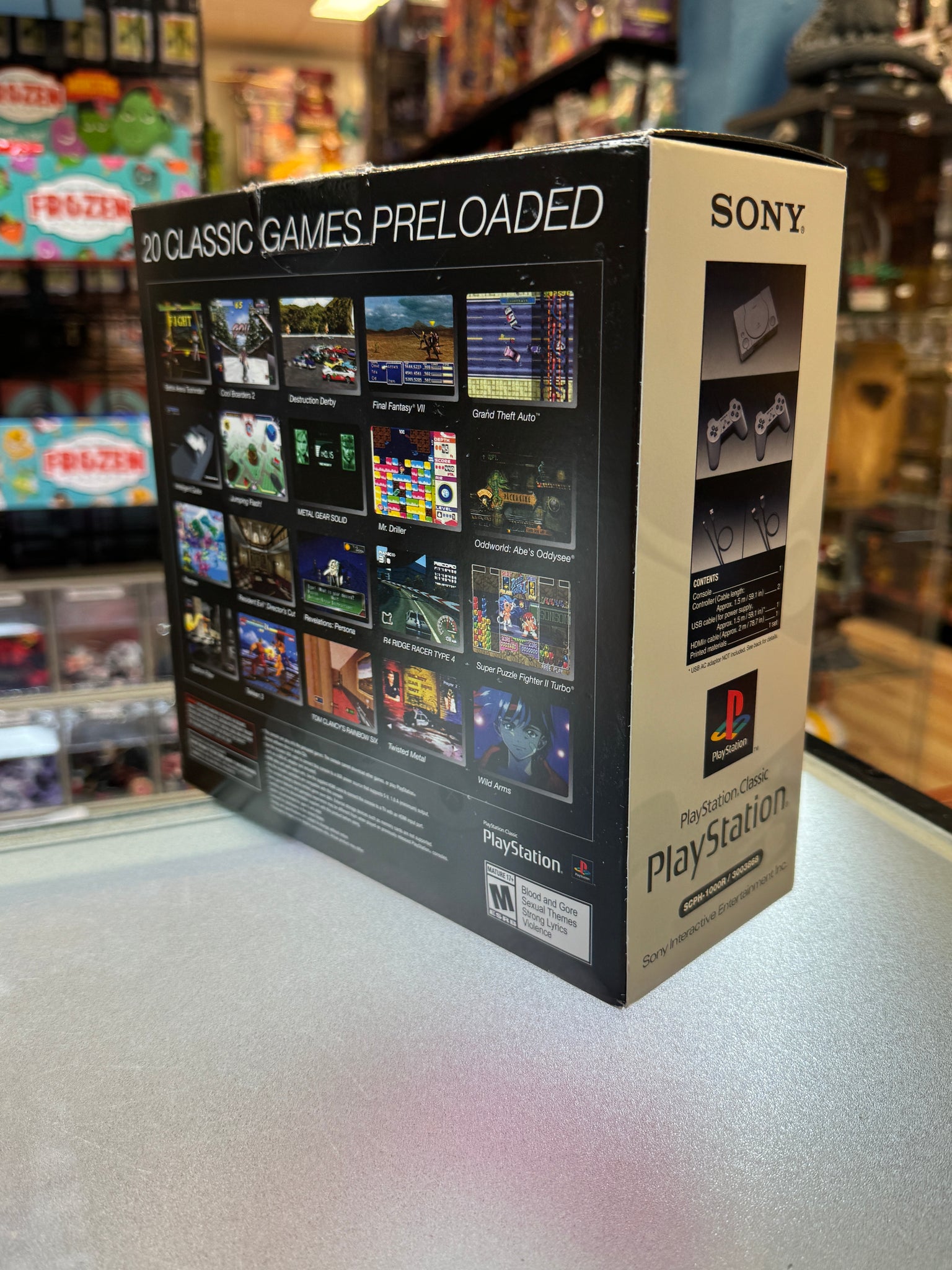 Console PS1 Classic Mini Sony SCPH-1000R – Edizione Giappone 2018, Importazione, Usata - Foto 3