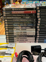 PS2 Ethernet Bundle with 30+ Games Lot(Sony Playstation, Video Game) Tested Working