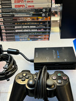 PS2 Ethernet Bundle with 30+ Games Lot(Sony Playstation, Video Game) Tested Working