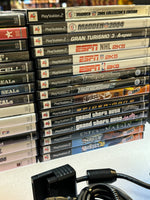 PS2 Ethernet Bundle with 30+ Games Lot(Sony Playstation, Video Game) Tested Working