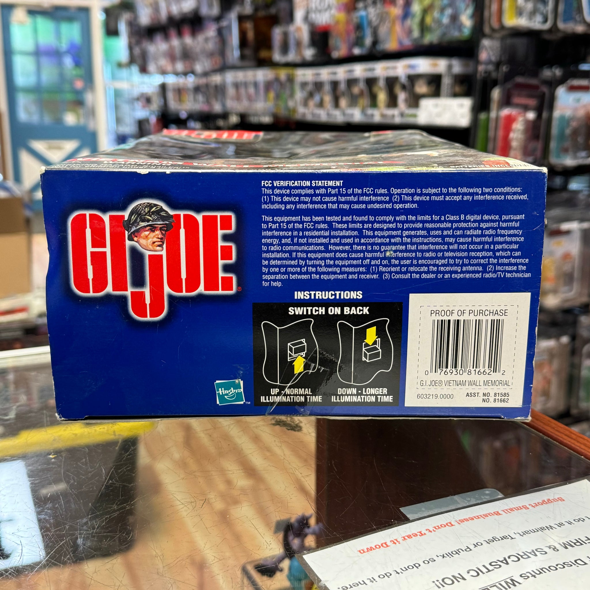 GI Joe Vietnam Wall ductible Memorial