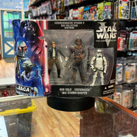 Han Solo, Chewbacca und Stormtrooper 6841 (Star Wars Saga Collection, Hasbro) VERSIEGELT 