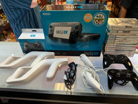 Wii-U Console With Games & Accessories (Nintendo, Video Game Console) TESTED