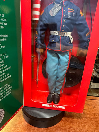 Dress Marine USMC Light AA 12" (Vintage GI Joe, Hasbro) SEALED - Bitz & Buttons