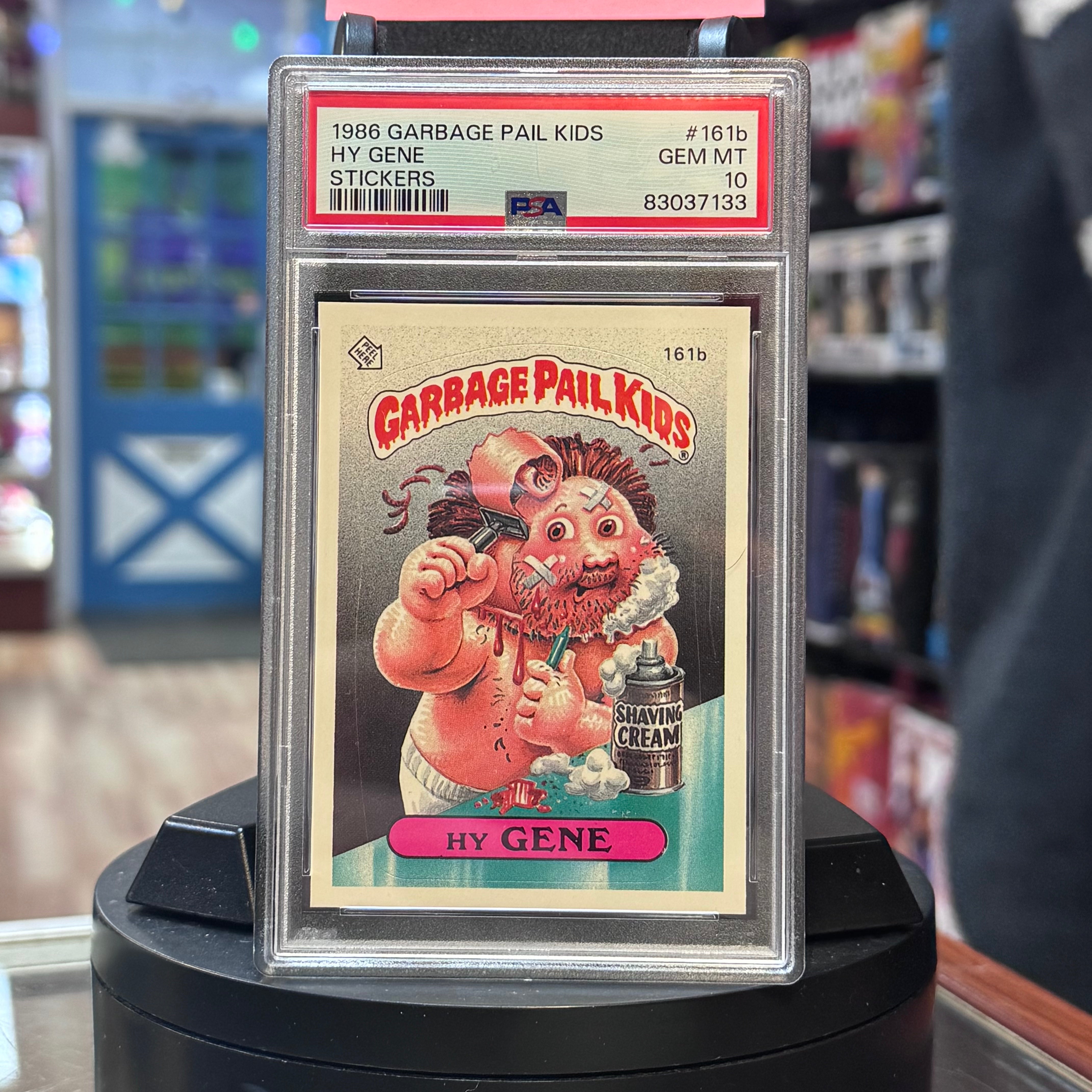Hy Gene #161b GEM MT 1986 (Garbage Pail Kids, TOPPS) **PSA 10