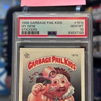 Hy Gene #161b GEM MT 1986 (Garbage Pail Kids, TOPPS) **PSA 10**