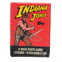 Indiana Jones Card Pack (Vintage Topps Movie Card, Lucasfilm) - Bitz & Buttons