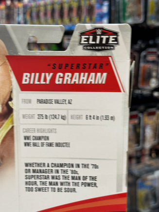 Superstar Billy Graham (WWE Elite, Hasbro) SEALED - Bitz & Buttons