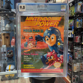 Nintendo Power #20 Mega Man 3 White Pages (Mega Man, Nintendo of America) **CGC Graded 9.0**