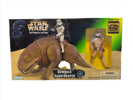 Dewback &amp; SandTrooper (Vintage Star Wars POTF, Hasbro) versiegelt