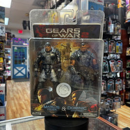 Marcus Fenix & Dominic Santiago TRU Exclusive  (Gears of War 2, NECA) SEALED