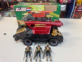 APC Cobra Transport with Cobra BATs & Box  (Vintage GI Joe Hasbro) **COMPLETE** - Bitz & Buttons