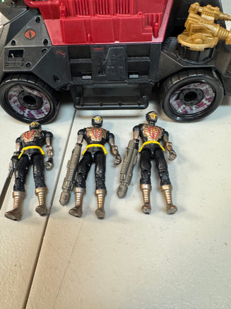 APC Cobra Transport with Cobra BATs & Box  (Vintage GI Joe Hasbro) **COMPLETE** - Bitz & Buttons