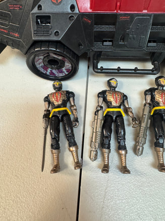 APC Cobra Transport with Cobra BATs & Box  (Vintage GI Joe Hasbro) **COMPLETE** - Bitz & Buttons