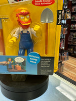 Grounds Keeper Willie (Vintage Simpsons, Playmates) SEALED